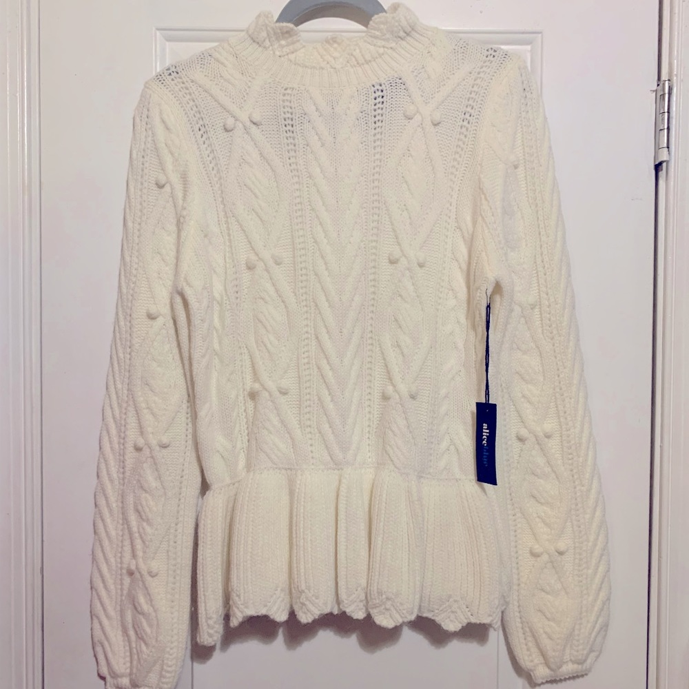 Cream sweater